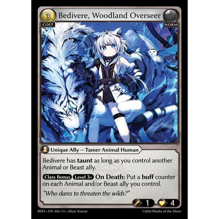 Image for Bedivere, Woodland Overseer (056) (Radiant Origins) - Grand Archive TCG