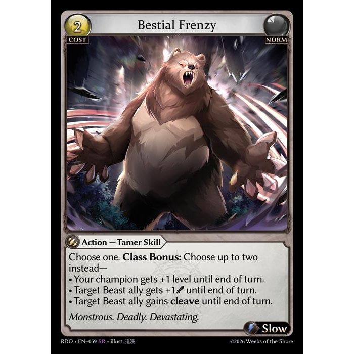 Image for Bestial Frenzy (059) (Radiant Origins) - Grand Archive TCG