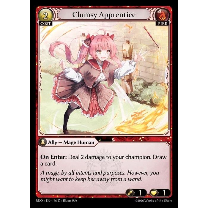 Image for Clumsy Apprentice (176) (Radiant Origins) - Grand Archive TCG
