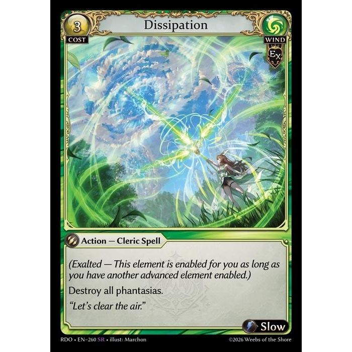 Image for Dissipation (260) (Radiant Origins) - Grand Archive TCG