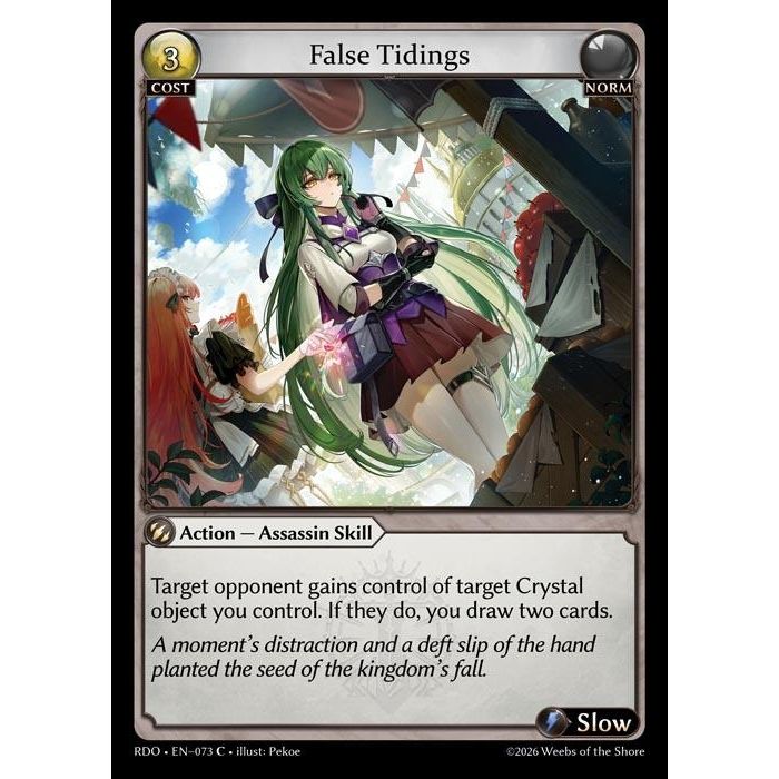 Image for False Tidings (073) (Radiant Origins) - Grand Archive TCG