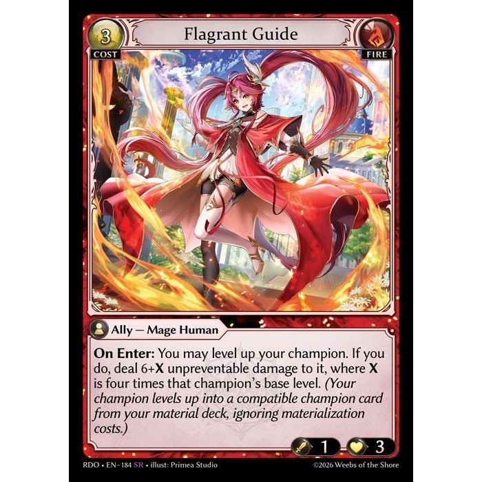 Image for Flagrant Guide (184) (Radiant Origins) - Grand Archive TCG