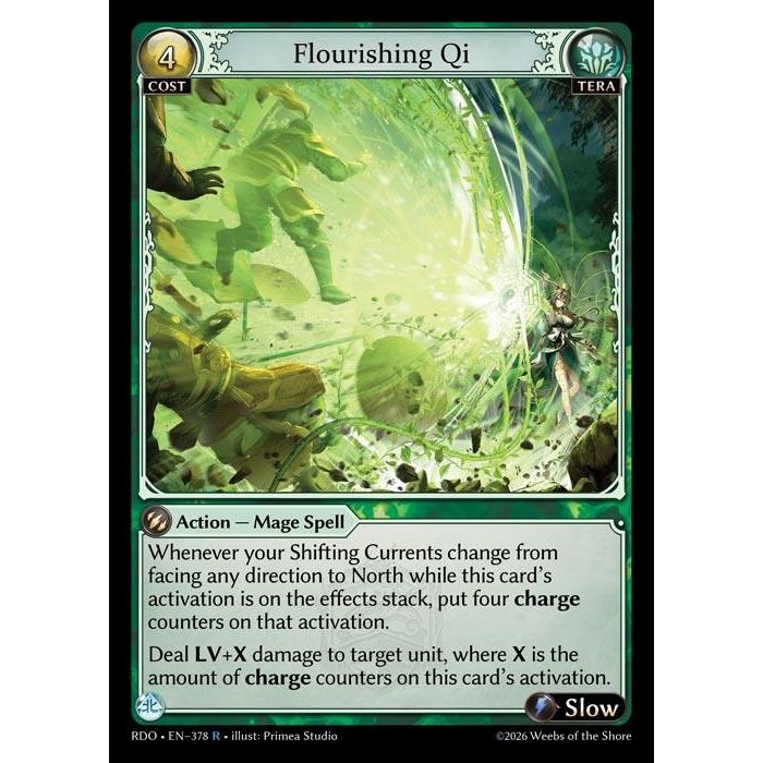 Image for Flourishing Qi (378) (Radiant Origins) - Grand Archive TCG