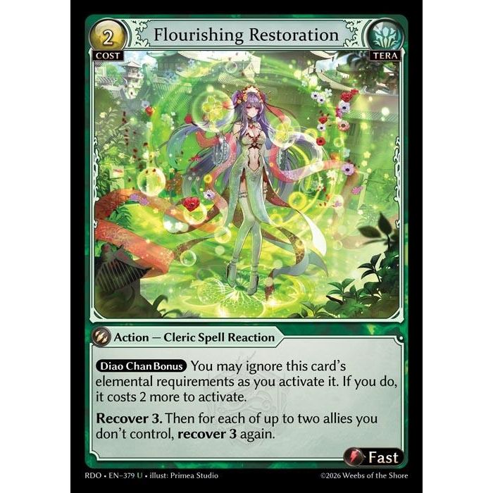 Image for Flourishing Restoration (379) (Radiant Origins) - Grand Archive TCG