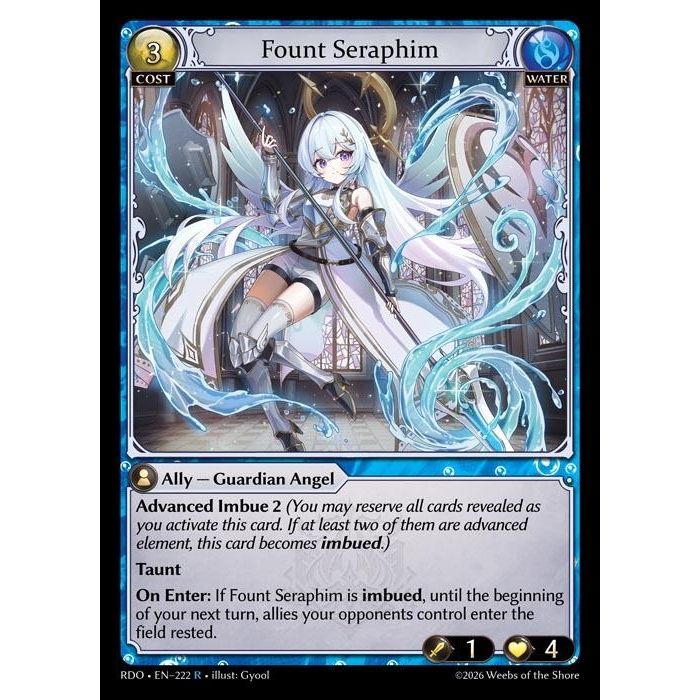Image for Fount Seraphim (222) (Radiant Origins) - Grand Archive TCG