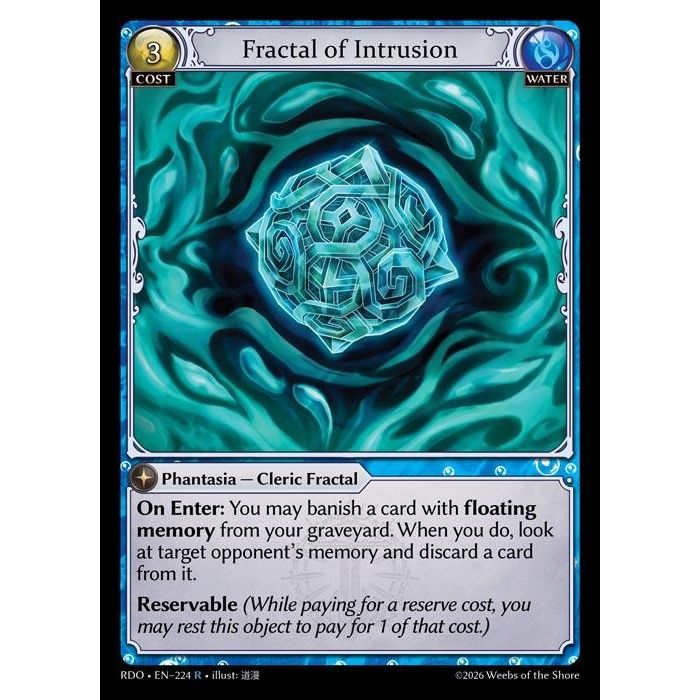 Image for Fractal of Intrusion (224) (Radiant Origins) - Grand Archive TCG