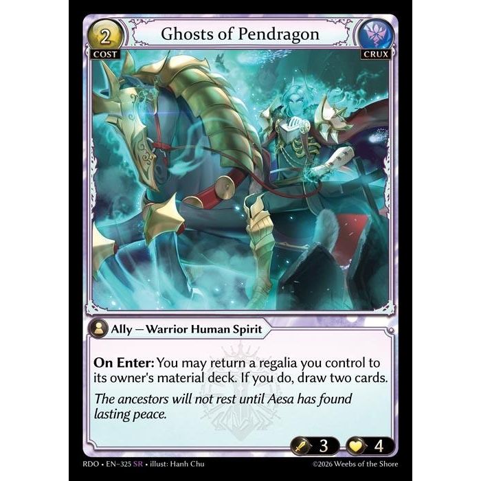 Image for Ghosts of Pendragon (325) (Radiant Origins) - Grand Archive TCG