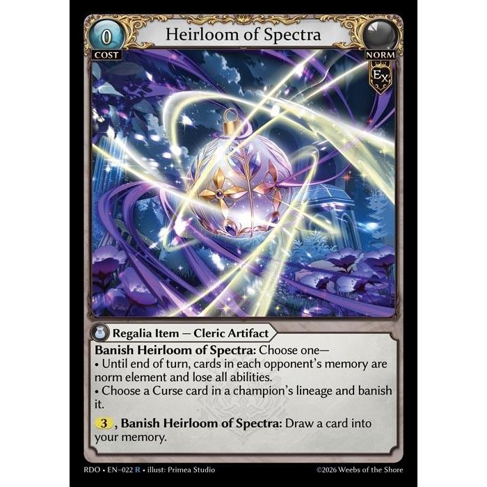 Image for Heirloom of Spectra (022) (Radiant Origins) - Grand Archive TCG