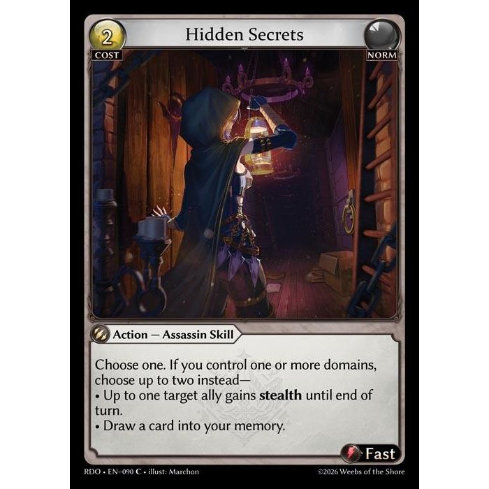 Image for Hidden Secrets (090) (Radiant Origins) - Grand Archive TCG