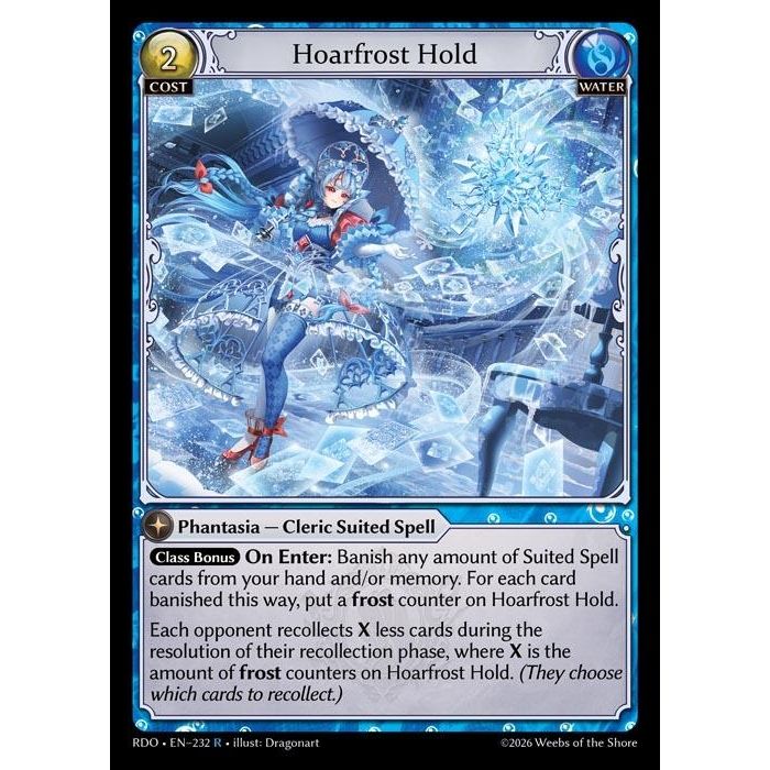 Image for Hoarfrost Hold (232) (Radiant Origins) - Grand Archive TCG