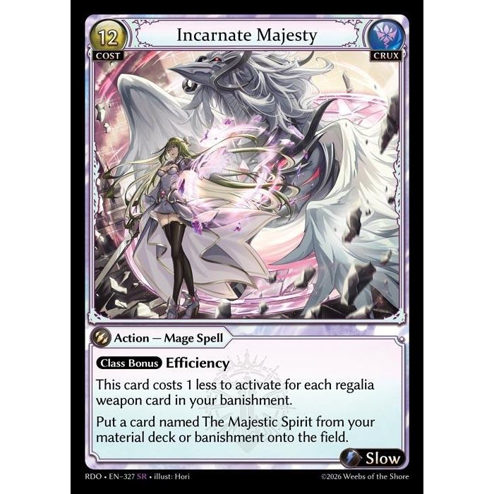 Image for Incarnate Majesty (327) (Radiant Origins) - Grand Archive TCG