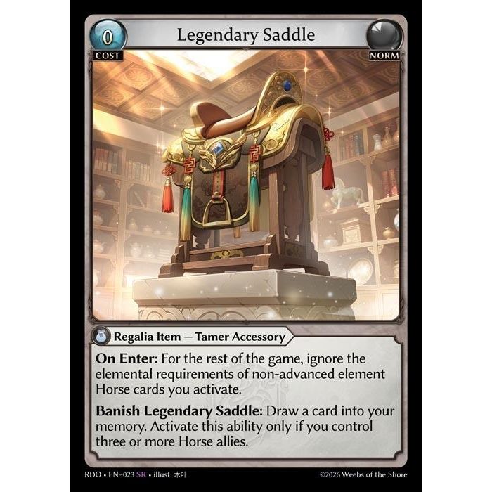 Image for Legendary Saddle (023) (Radiant Origins) - Grand Archive TCG