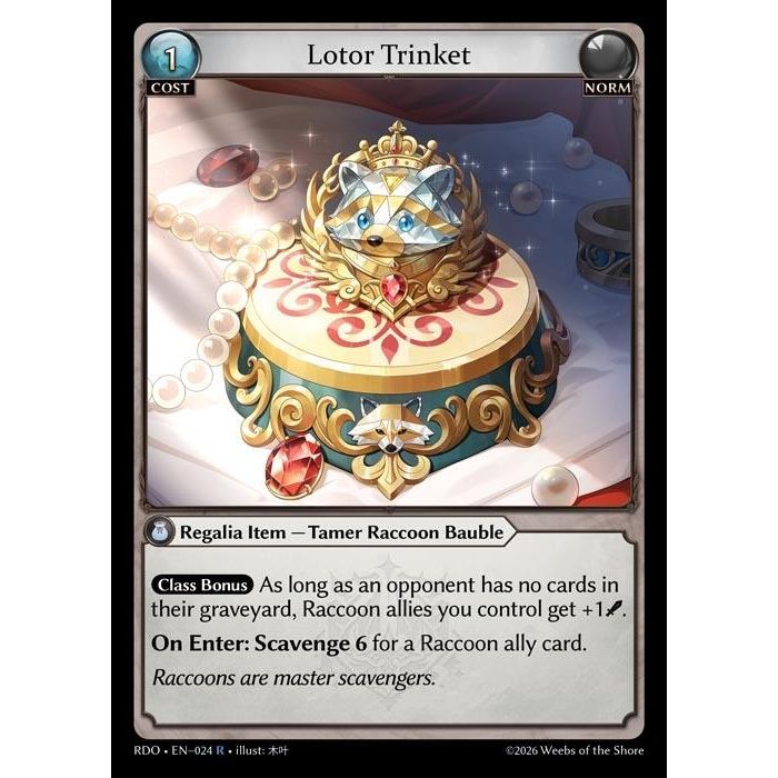 Image for Lotor Trinket (024) (Radiant Origins) - Grand Archive TCG