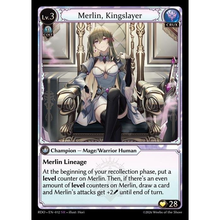 Image for Merlin, Kingslayer (012) (Radiant Origins) - Grand Archive TCG