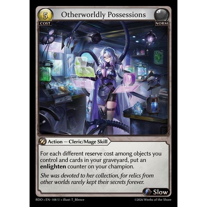 Image for Otherworldly Possessions (108) (Radiant Origins) - Grand Archive TCG