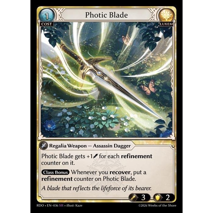 Image for Photic Blade (036) (Radiant Origins) - Grand Archive TCG