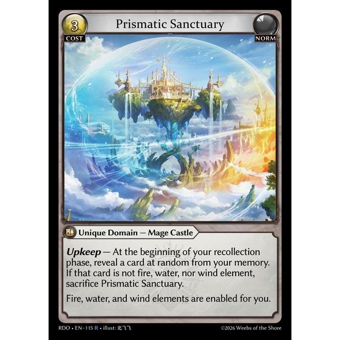 Image for Prismatic Sanctuary (115) (Radiant Origins) - Grand Archive TCG