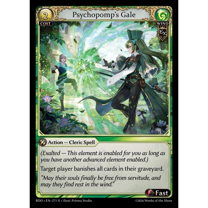 Image for Psychopomp's Gale (271) (Radiant Origins) - Grand Archive TCG