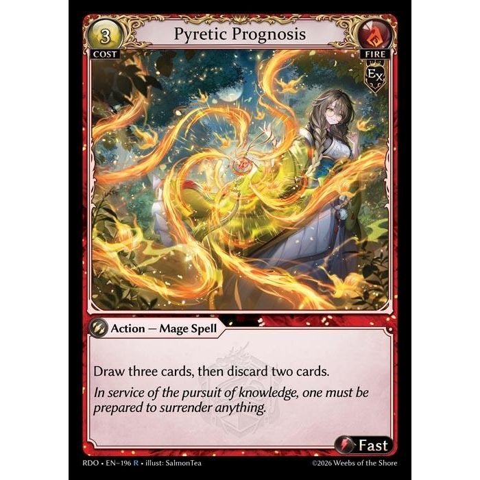 Image for Pyretic Prognosis (196) (Radiant Origins) - Grand Archive TCG