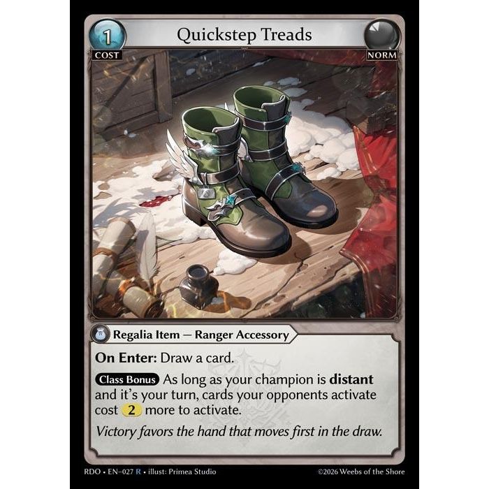 Image for Quickstep Treads (027) (Radiant Origins) - Grand Archive TCG