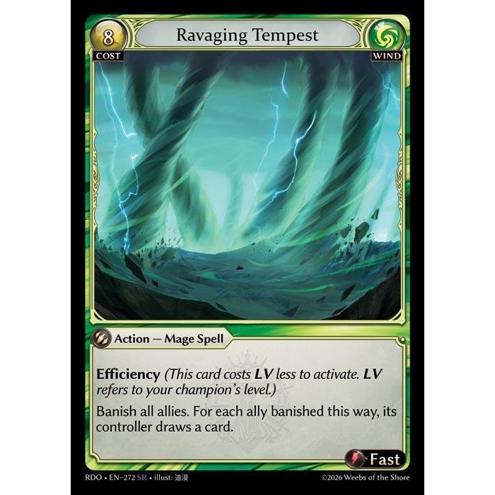 Image for Ravaging Tempest (272) (Radiant Origins) - Grand Archive TCG