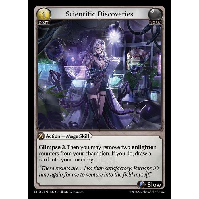 Image for Scientific Discoveries (137) (Radiant Origins) - Grand Archive TCG
