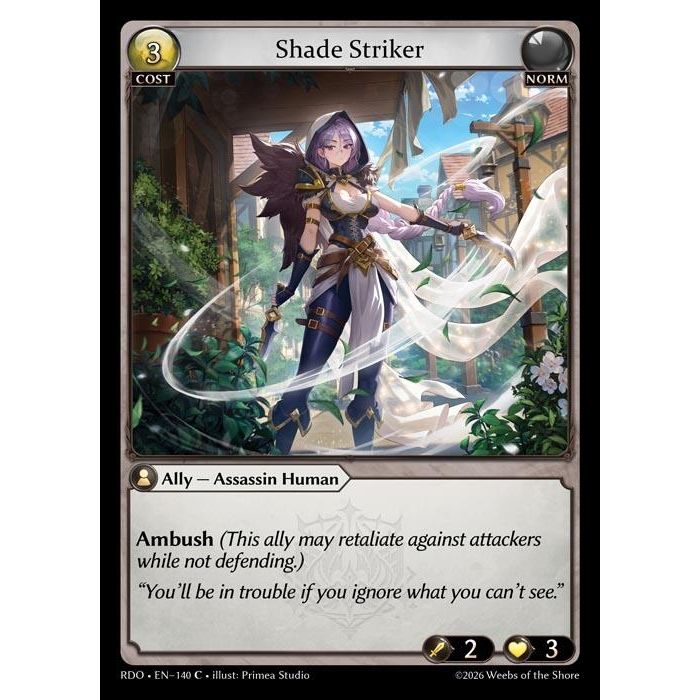 Image for Shade Striker (140) (Radiant Origins) - Grand Archive TCG