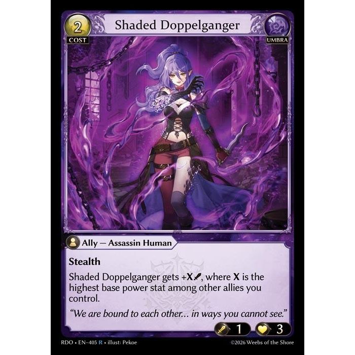 Image for Shaded Doppelganger (405) (Radiant Origins) - Grand Archive TCG