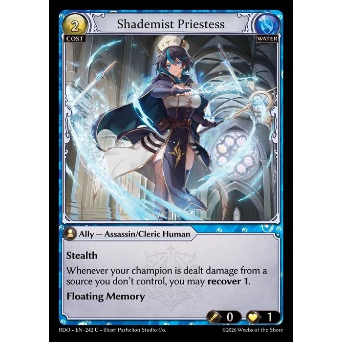 Image for Shademist Priestess (242) (Radiant Origins) - Grand Archive TCG