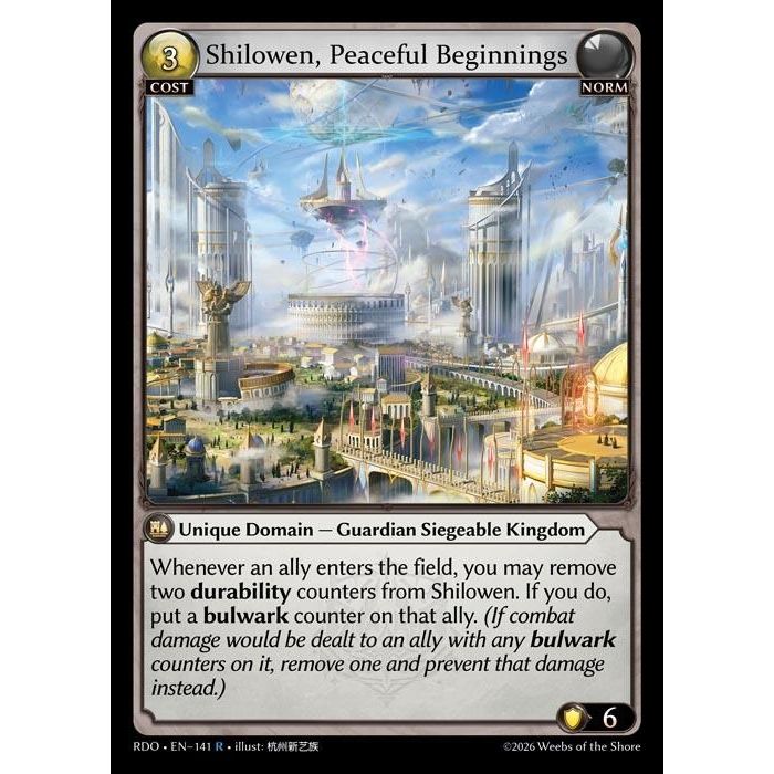 Image for Shilowen, Peaceful Beginnings (141) (Radiant Origins) - Grand Archive TCG