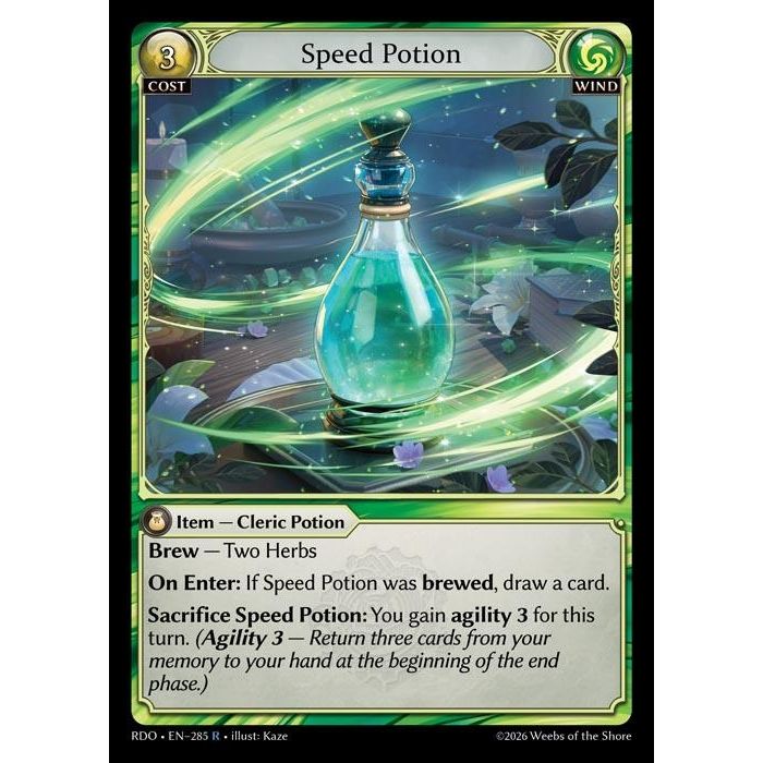 Image for Speed Potion (285) (Radiant Origins) - Grand Archive TCG