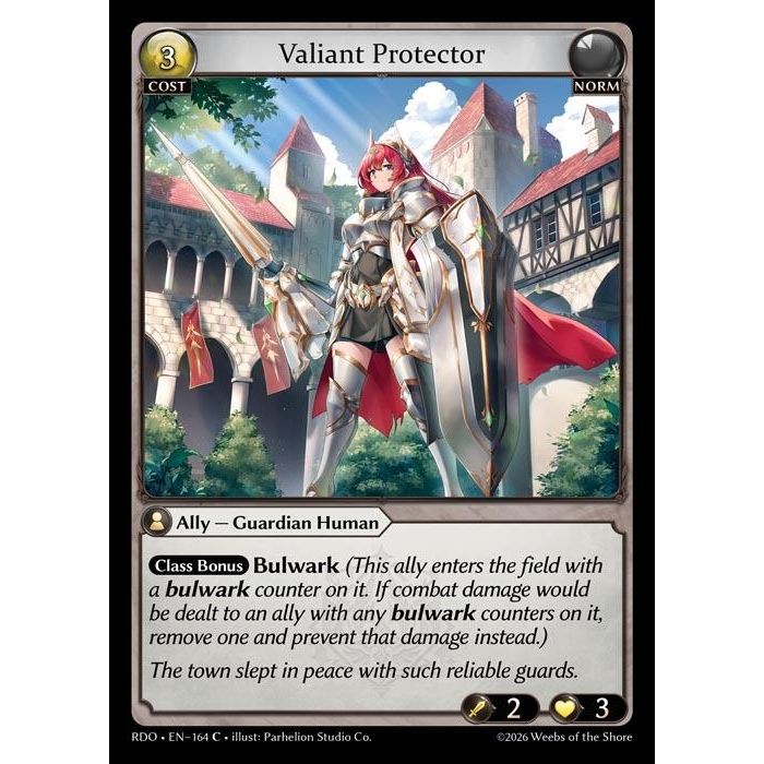 Image for Valiant Protector (164) (Radiant Origins) - Grand Archive TCG