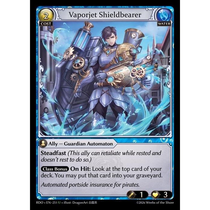 Image for Vaporjet Shieldbearer (251) (Radiant Origins) - Grand Archive TCG