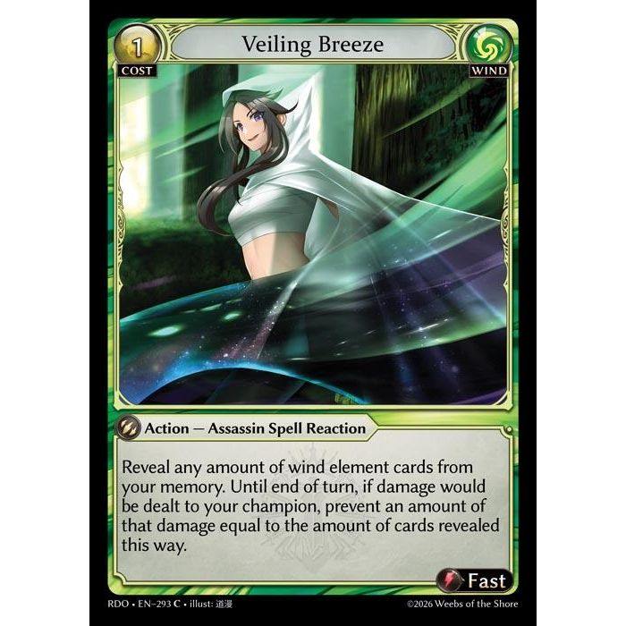 Image for Veiling Breeze (293) (Radiant Origins) - Grand Archive TCG