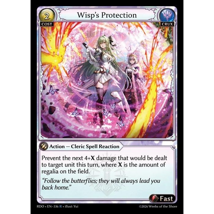 Image for Wisp's Protection (336) (Radiant Origins) - Grand Archive TCG