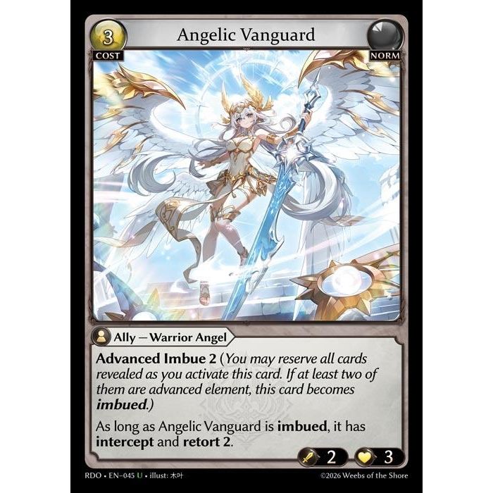 Image for Angelic Vanguard (Curio Foil) (045) (Radiant Origins) - Grand Archive TCG