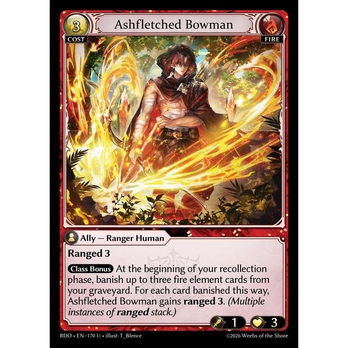 Image for Ashfletched Bowman (Curio Foil) (170) (Radiant Origins) - Grand Archive TCG
