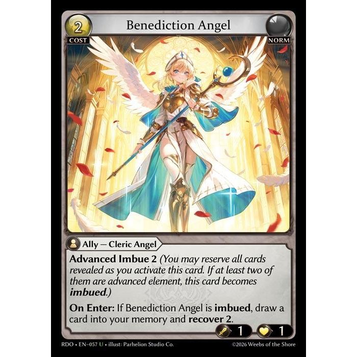 Image for Benediction Angel (Curio Foil) (057) (Radiant Origins) - Grand Archive TCG