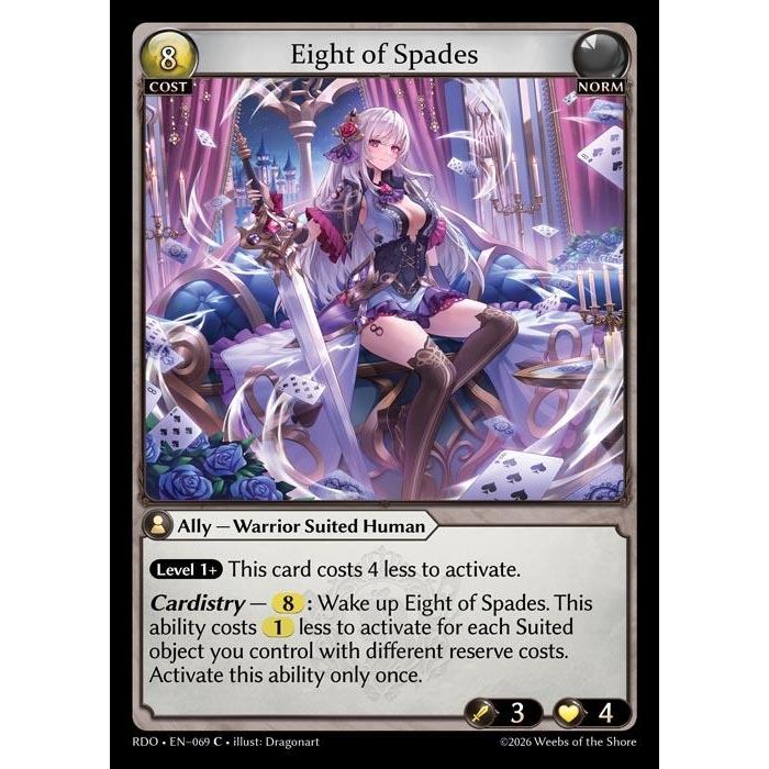 Image for Eight of Spades (Curio Foil) (069) (Radiant Origins) - Grand Archive TCG