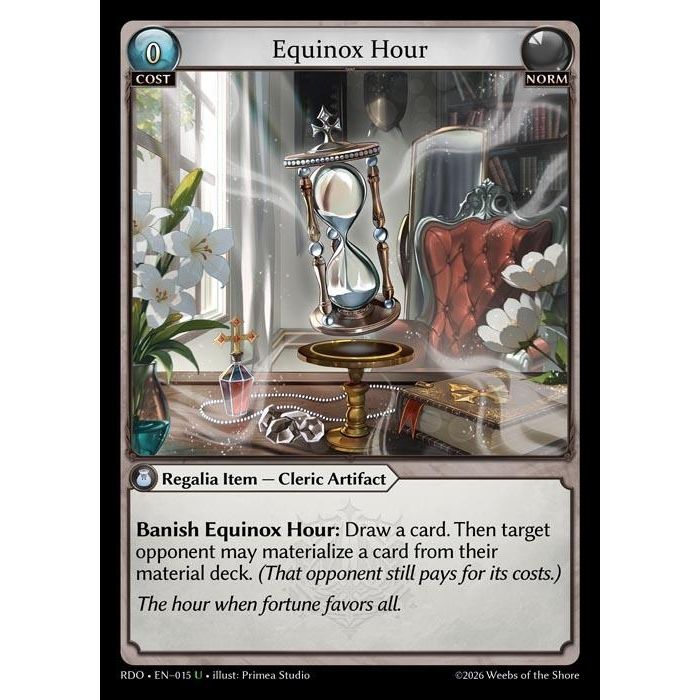 Image for Equinox Hour (Curio Foil) (015) (Radiant Origins) - Grand Archive TCG