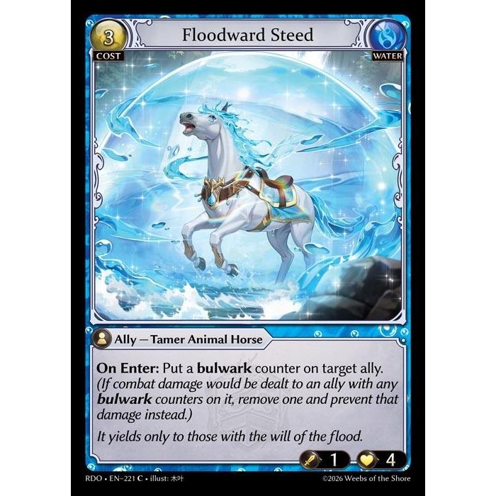 Image for Floodward Steed (Curio Foil) (221) (Radiant Origins) - Grand Archive TCG