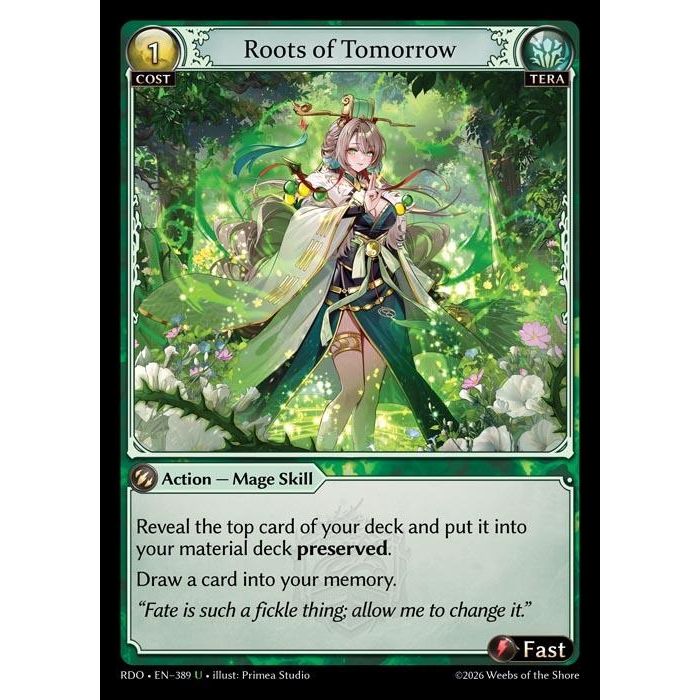 Image for Roots of Tomorrow (Curio Foil) (389) (Radiant Origins) - Grand Archive TCG