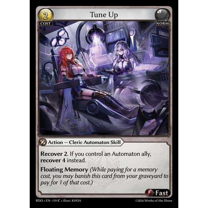 Image for Tune Up (Curio Foil) (159) (Radiant Origins) - Grand Archive TCG