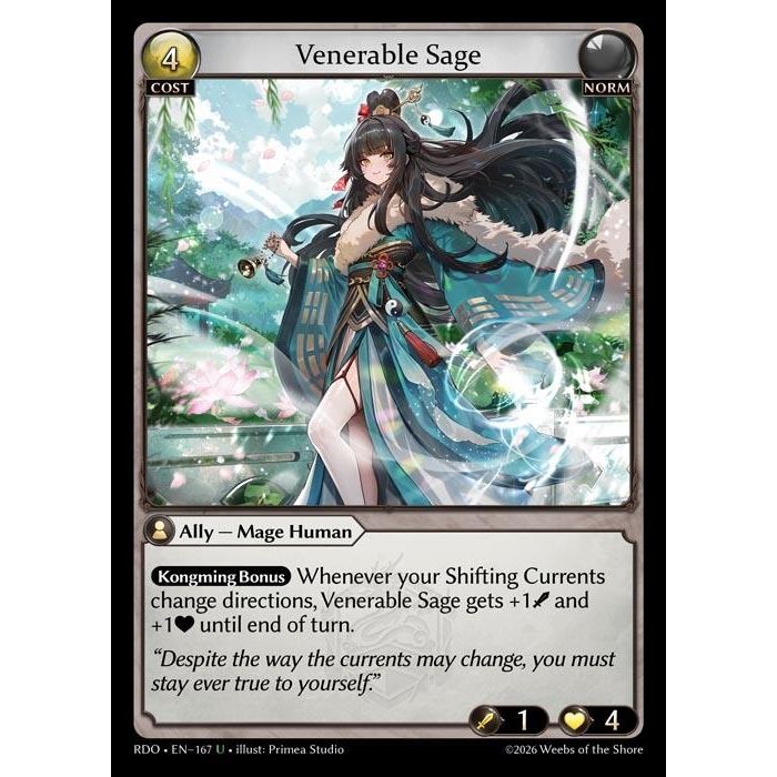 Image for Venerable Sage (Curio Foil) (167) (Radiant Origins) - Grand Archive TCG