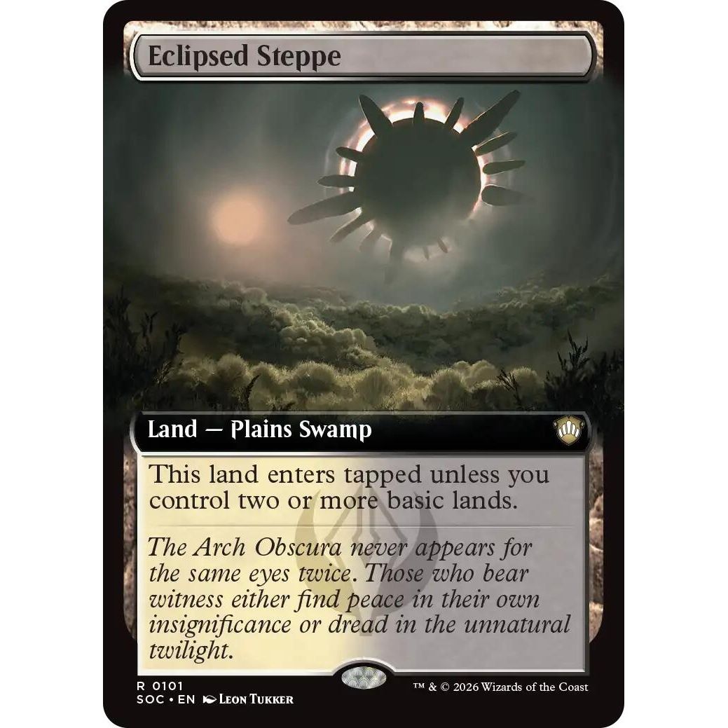 Eclipsed Steppe (Extended Art) (101) (Secrets of Strixhaven) - PokeBox USA