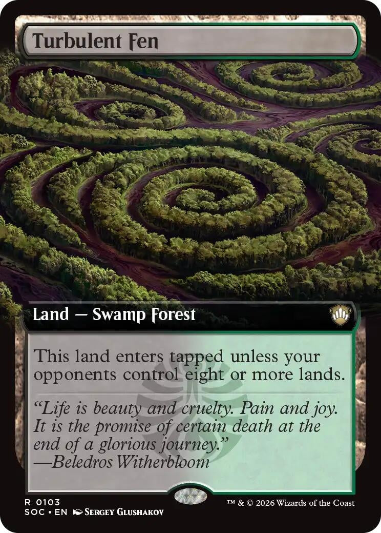 Turbulent Fen (Extended Art) (103) (Secrets of Strixhaven) - PokeBox USA