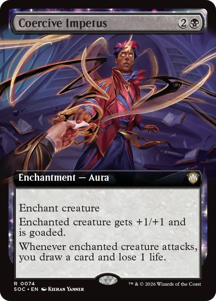 Coercive Impetus (Extended Art) (74) (Secrets of Strixhaven) - PokeBox USA