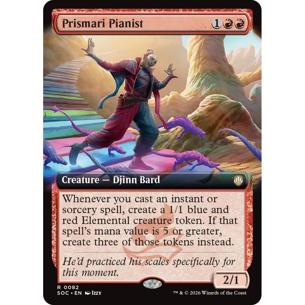 Prismari Pianist (Extended Art) (82) (Secrets of Strixhaven) - PokeBox USA