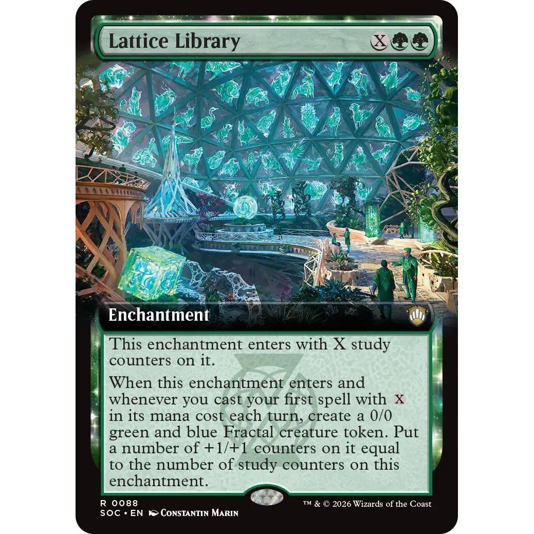 Lattice Library (Extended Art) (88) (Secrets of Strixhaven) - PokeBox USA