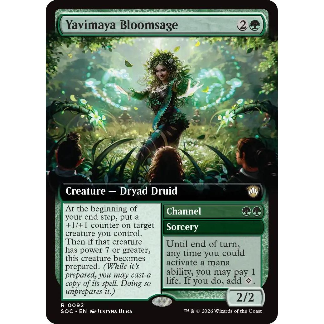 Yavimaya Bloomsage (Extended Art) (92) (Secrets of Strixhaven) - PokeBox USA